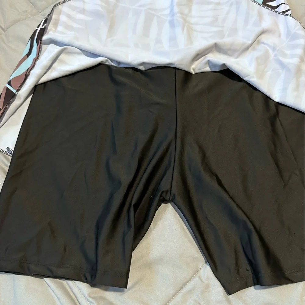 Knaspor One Piece Swim Dress Modest Swimsuit Size 14-16 - Picture 12 of 12